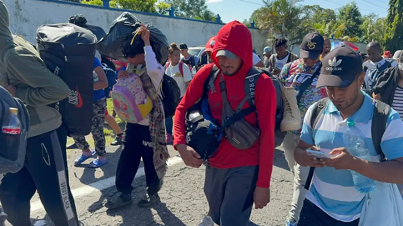Caravana migrante Chiapas